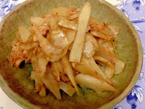 菊芋とツナの炒めもの